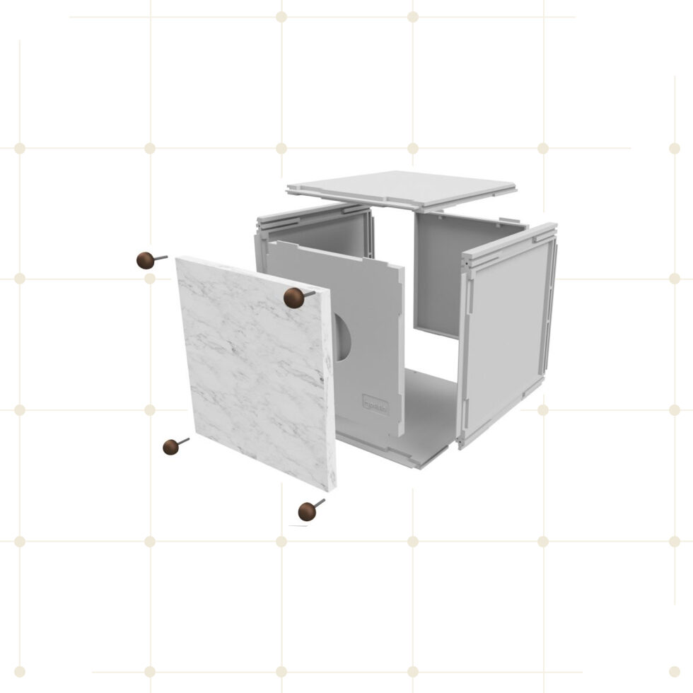 Q-Box üvegszál-kompozit panelek